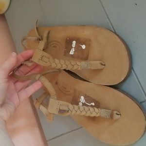 Women size 7 rainbow sandal